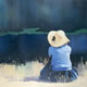 d2 Collection: Loch Trool - 40" x 40" oil on canvas