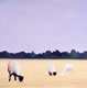 d2 Collection: Sheep Triptych 3 - 16" x 16" oil on canvas