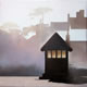 d2 Collection: Sit And Ponder - 30" x 30" oil on canvas